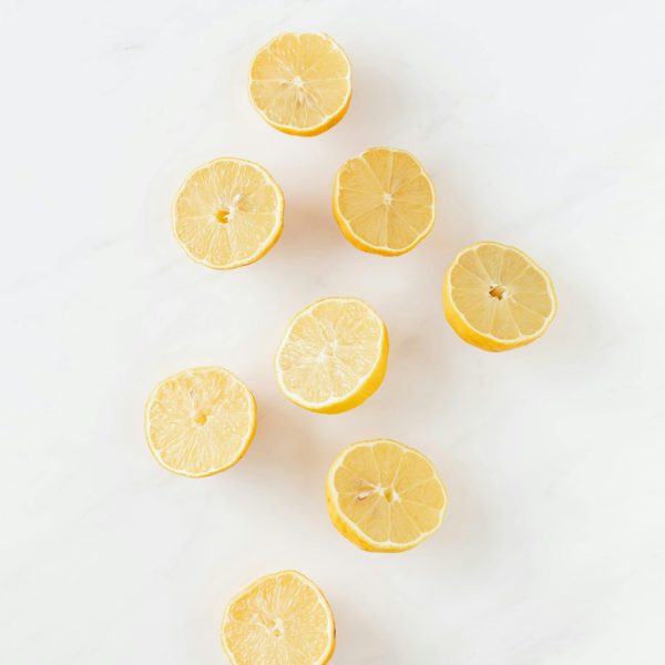lots of lemons on paper