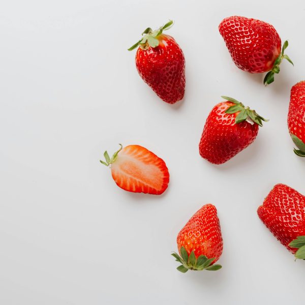 strawberries up close